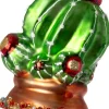 Intratuin kerst ornament cactus groen 6 x 5,9 x 12 cm