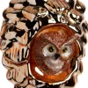 Intratuin kerst ornament Cobie uil goud / bruin 6,7 x 6,7 x 11,7 cm
