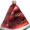 Intratuin kerst ornament Cobie watermeloen rood 8,4 x 2,6 x 8,2 cm
