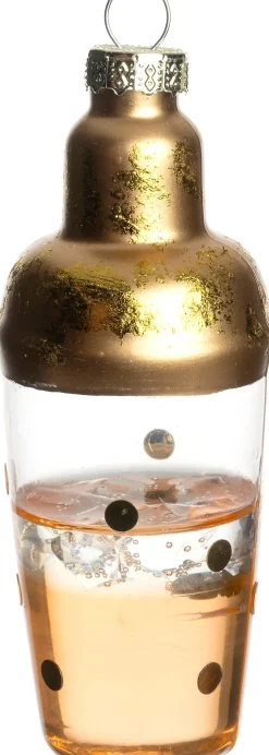 Intratuin kerst ornament cocktail shaker goud 4,4 x 4,4 x 11 cm