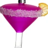 Intratuin kerst ornament cocktail roze 9 x 7,5 x 10,7 cm