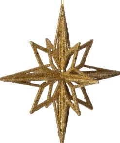 Intratuin kerst ornament Comet ster goud D 20 H 20 cm
