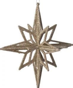 Intratuin kerst ornament Comet ster beige D 20 H 20 cm
