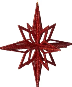 Intratuin kerst ornament Comet ster rood D 20 H 20 cm