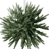 Intratuin kerst ornament Coral groen D 9 H 9 cm
