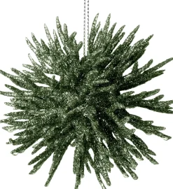 Intratuin kerst ornament Coral groen D 9 H 9 cm