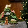 Intratuin kerst ornament Dino groen 12 x 8 x 3,5 cm