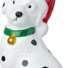 Intratuin kerst ornament Dorna dalmatiër wit 5,9 x 4,4 x 10 cm