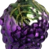 Intratuin kerst ornament druiventros paars / groen 4,5 x 4,5 x 7 cm