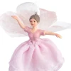 Intratuin kerst ornament engel roze 9 x 3,5 x 12 cm