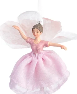 Intratuin kerst ornament engel roze 9 x 3,5 x 12 cm