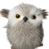 Intratuin kerst ornament Euli uil grijs 10 x 6 x 10 cm