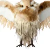Intratuin kerst ornament Euli uil beige 60 x 16 x 25 cm