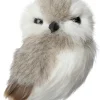 Intratuin kerst ornament Euli uil grijs 7 x 6 x 10 cm