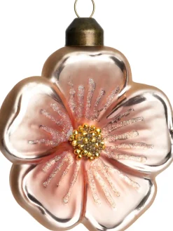 Intratuin kerst ornament Floa champagne 8 x 2,6 x 9 cm