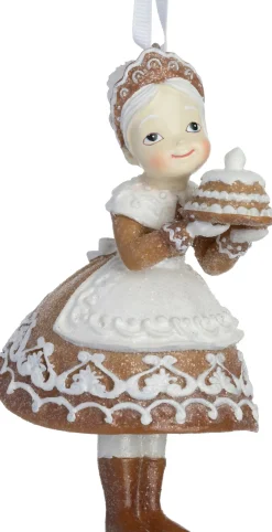 Intratuin kerst ornament Gemma kerstvrouw 9 x 7 x 13,4 cm