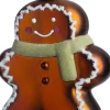 Intratuin kerst ornament Ginny peperkoekman bruin 7,5 x 3,3 x 10 cm