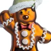 Intratuin kerst ornament Ginny peperkoekman bruin 8 x 3,6 x 13 cm