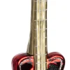 Intratuin kerst ornament gitaar zwart 6 x 2 x 15 cm