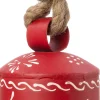 Intratuin kerst ornament Glock rood 8 x 7 x 11 cm