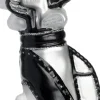 Intratuin kerst ornament golftas zwart / wit 6,4 x 4,1 x 14,8 cm