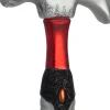 Intratuin kerst ornament hamer rood / zilver 7,6 x 2,3 x 13,5 cm