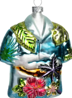 Intratuin kerst ornament hawai shirt 9,3 x 3,3 x 10,5 cm