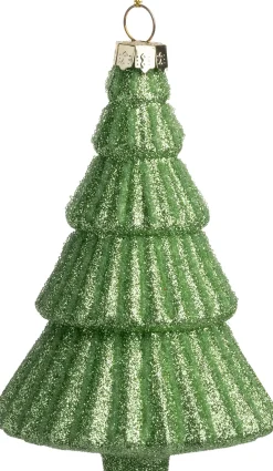 Intratuin kerst ornament Hohen kerstboom groen 7 x 7 x 10,5 cm