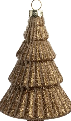 Intratuin kerst ornament Hohen kerstboom koper 7 x 7 x 10,5 cm