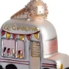 Intratuin kerst ornament ijscowagen beige 9,8 x 4,8 x 11,8 cm