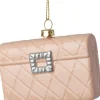 Intratuin kerst ornament Ilma handtas roze 9,8 x 2,6 x 7 cm