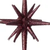 Intratuin kerst ornament Jara ster bordeaux D 9,5 H 14 cm