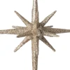 Intratuin kerst ornament Jara ster beige D 9,5 H 14 cm