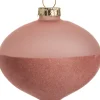 Intratuin kerst ornament Jenella ui roze D 8 cm