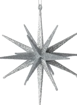 Intratuin kerst ornament Jens ster zilver D 15 H 15 cm