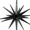 Intratuin kerst ornament Jens ster zwart D 15 H 15 cm