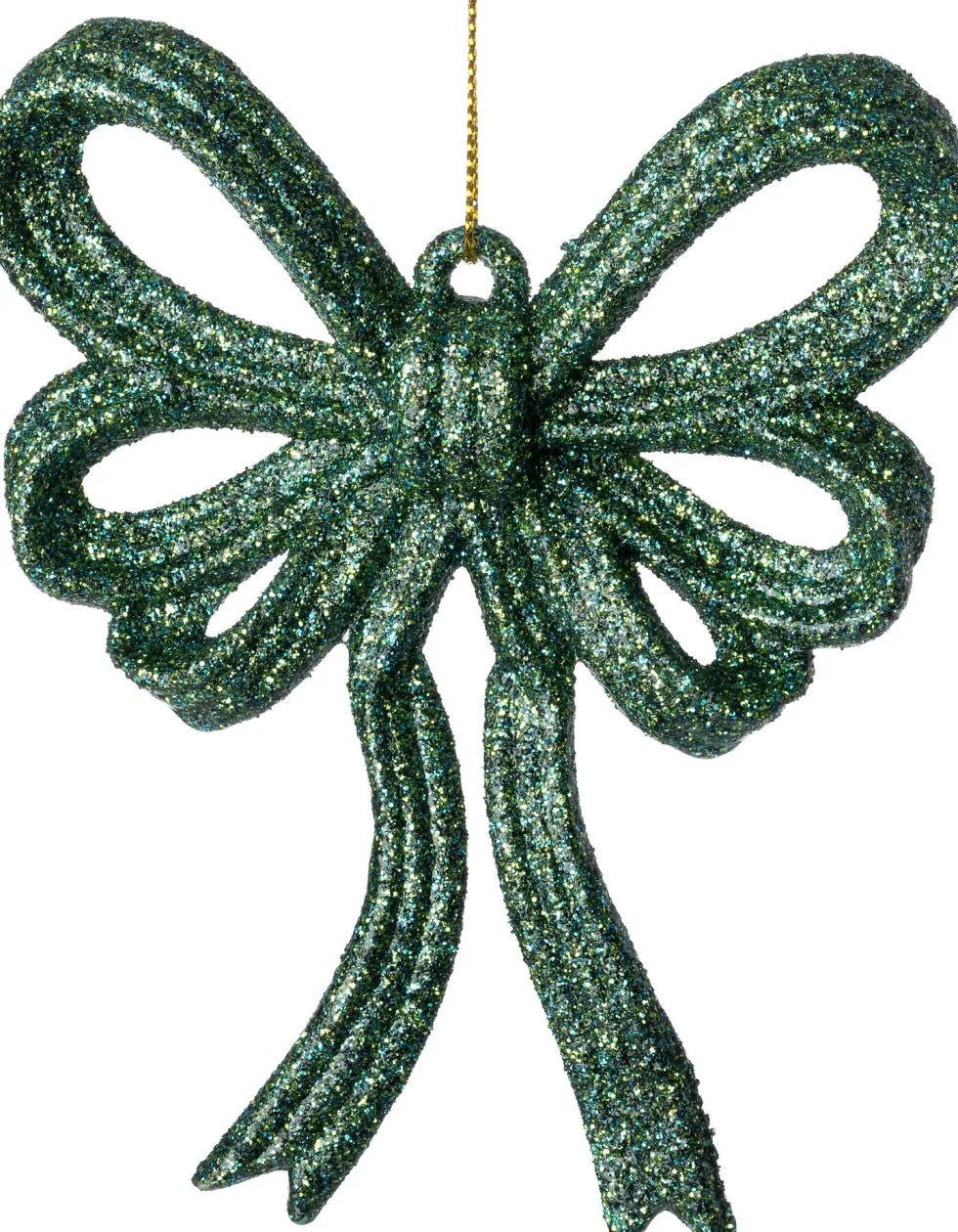 Intratuin kerst ornament Julia strik groen 11 x 2 x 13 cm