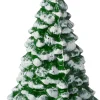 Intratuin kerst ornament Jule kerstboom groen 8 x 8 x 12,5 cm