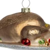 Intratuin kerst ornament kalkoen bruin 8,3 x 6,3 x 5 cm