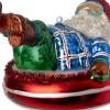 Intratuin kerst ornament kerstman tube 12,7 x 9,9 x 7,8 cm