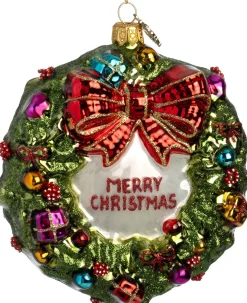 Intratuin kerst ornament kerstkrans 12,5 x 5 x 12,5 cm