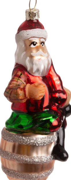 Intratuin kerst ornament kerstman rood H 12 cm