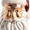 Intratuin kerst ornament kerstman rood / wit 7,5 x 6,5 x 15,5 cm