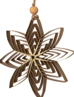 Intratuin kerst ornament kerstster Florian goud D 15 cm