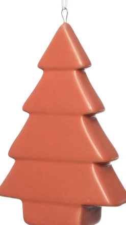 Intratuin kerst ornament kerstboom 7 x 4 x 11 cm rood