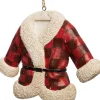 Intratuin kerst ornament kerstmanjas rood / wit 12,7 x 3,9 x 10,6 cm