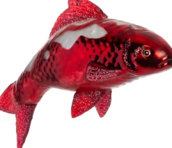 Intratuin kerst ornament koi karper rood 13 x 3,6 x 6,9 cm