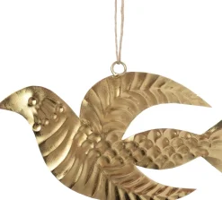Intratuin kerst ornament Kvar vogel goud 9 x 15 x 0,1 cm