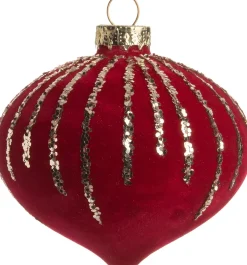 Intratuin kerst ornament Loriana uirood 8 x 8 x 8,5 cm