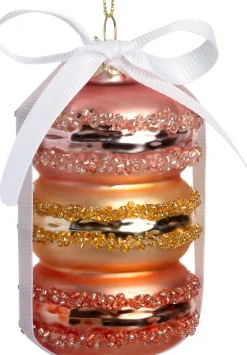 Intratuin kerst ornament macarons 5,5 x 5,5 x 8,5 cm